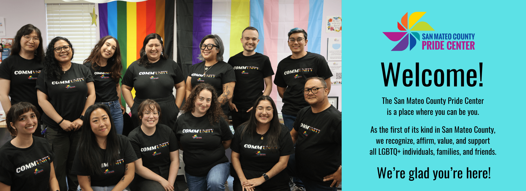San Mateo County Pride Center staff.