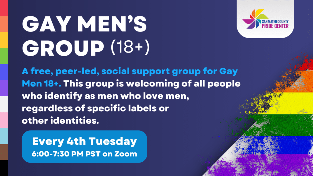 Free gay men's support group (18+)