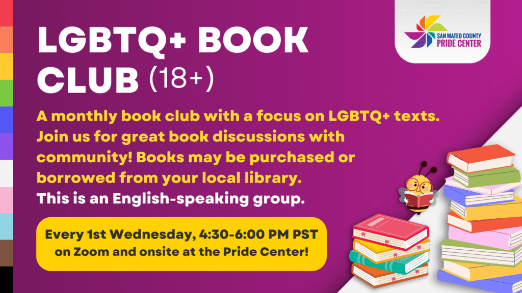 LGBTQ+ book club meets Wednesdays.