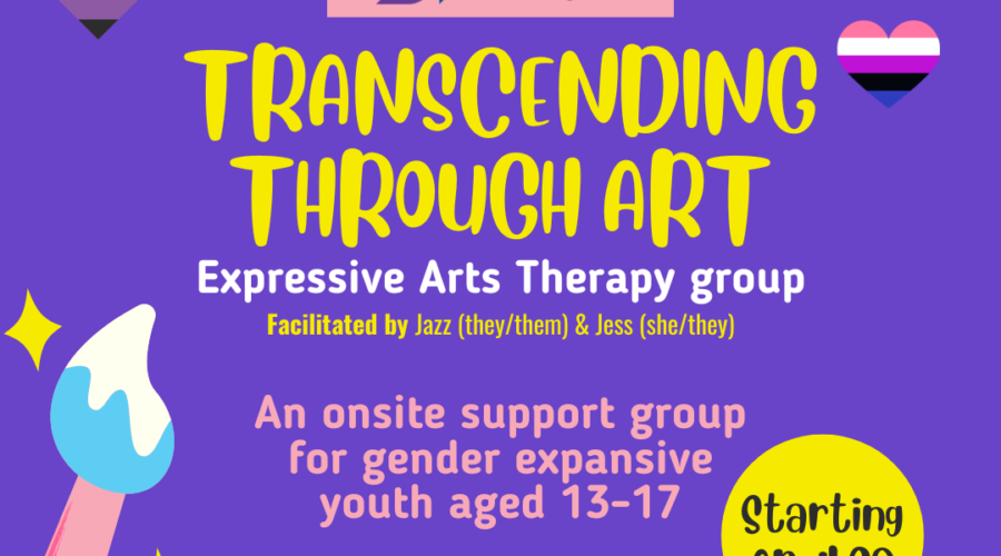4.29.24 | Transcending Through Art: An Expressive Arts Therapy Group for Transgender/Nonbinary/Gender Expansive Teens (Ages 13-17) 