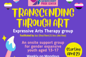 Weekly onsite starting Monday 4.29.24 | Transcending Through Art: An Expressive Arts Therapy Group for Transgender/Nonbinary/Gender Expansive Teens (Ages 13-17) 