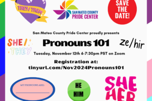 11/12 | 6pm-7:30pm FREE Community Pronouns 101