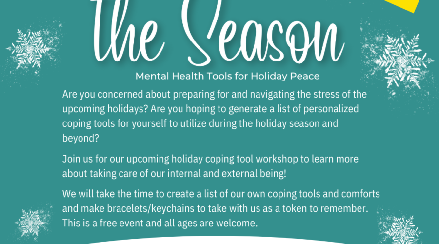 Holiday coping tools workshop; free event.