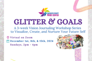 Starting 12/1 | Glitter and Goals: A Journaling Workshop Series to Visualize, Create & Nurture Your Future Self