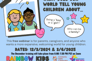 12/3 | Rainbow Kids: A FREE Community Training