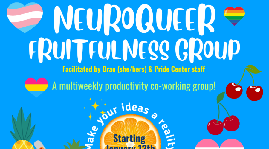 Neuroqueer Fruitfulness Group starts Jan 13th.