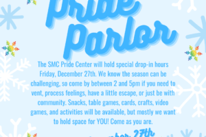 Pride Center drop-in: Dec 27, 2-5pm